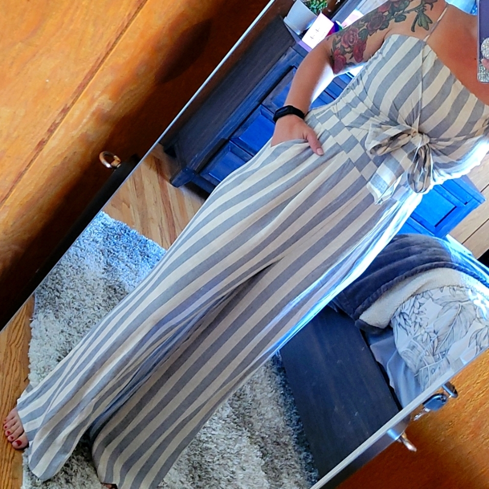 Bäcio denim linen jumpsuit